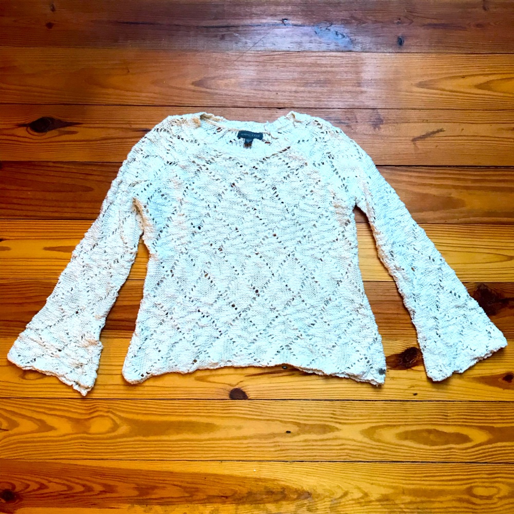 Kendall & Kylie White Sweater, EUC, M